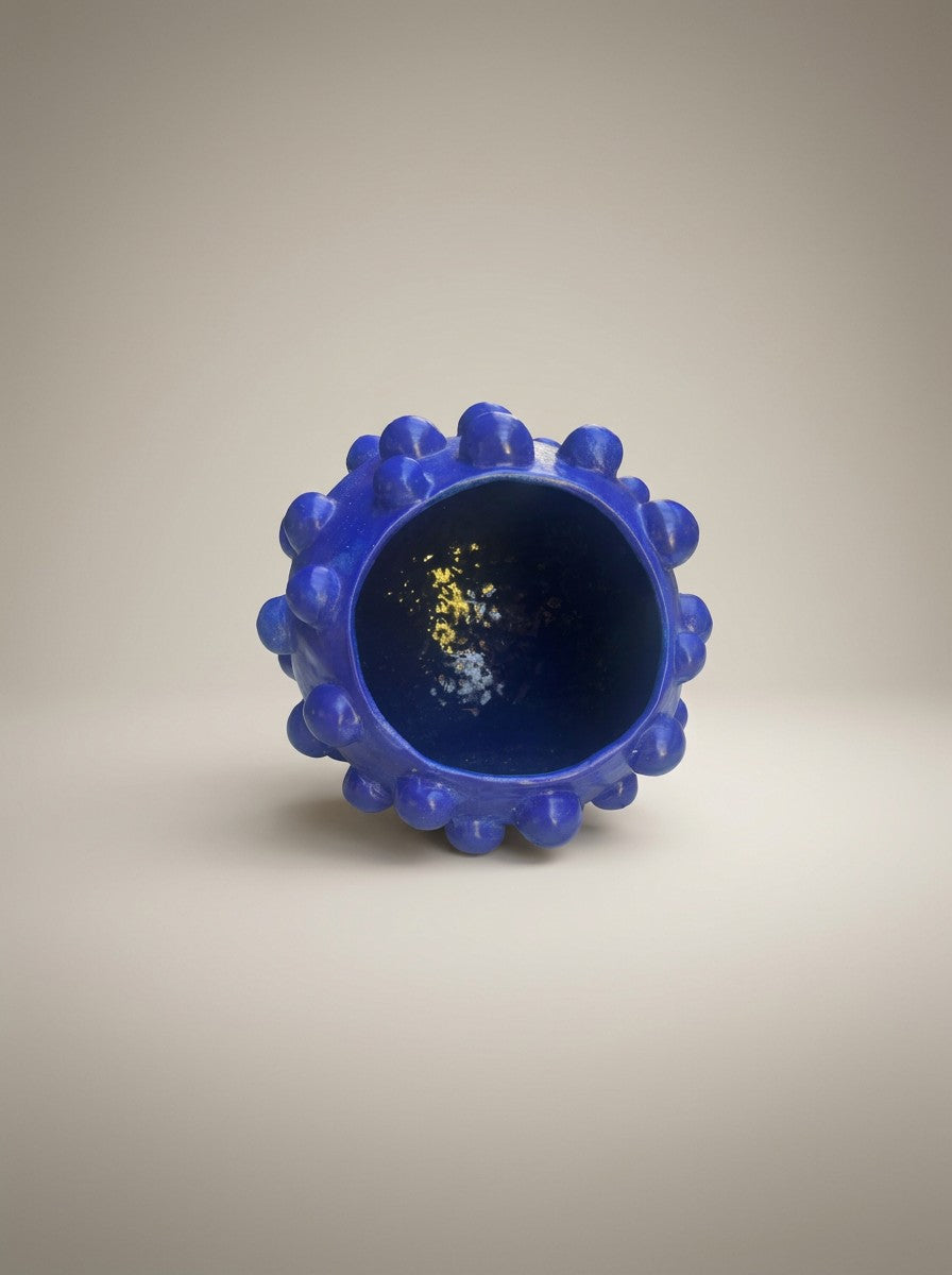 Blue Bowl with Spheres