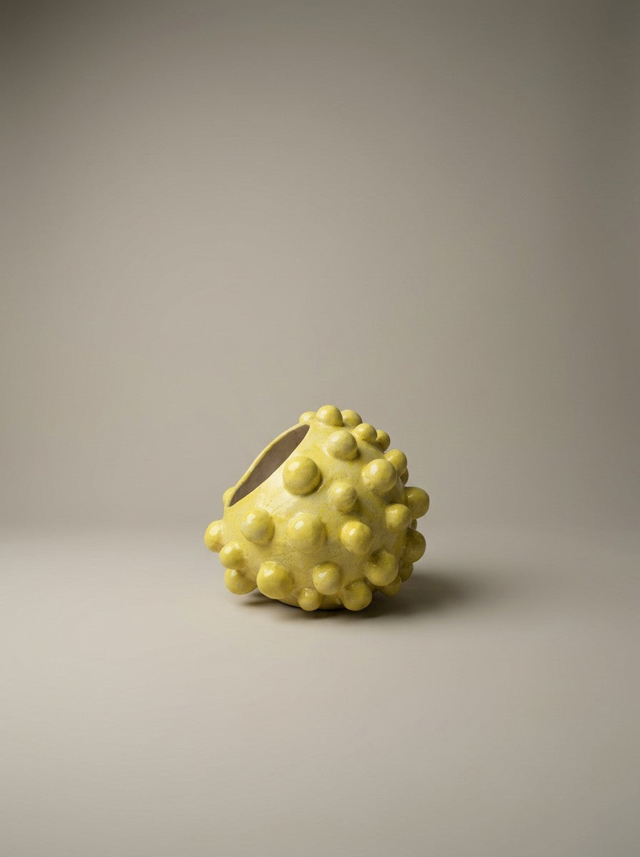 Yellow Bowl with Spheres