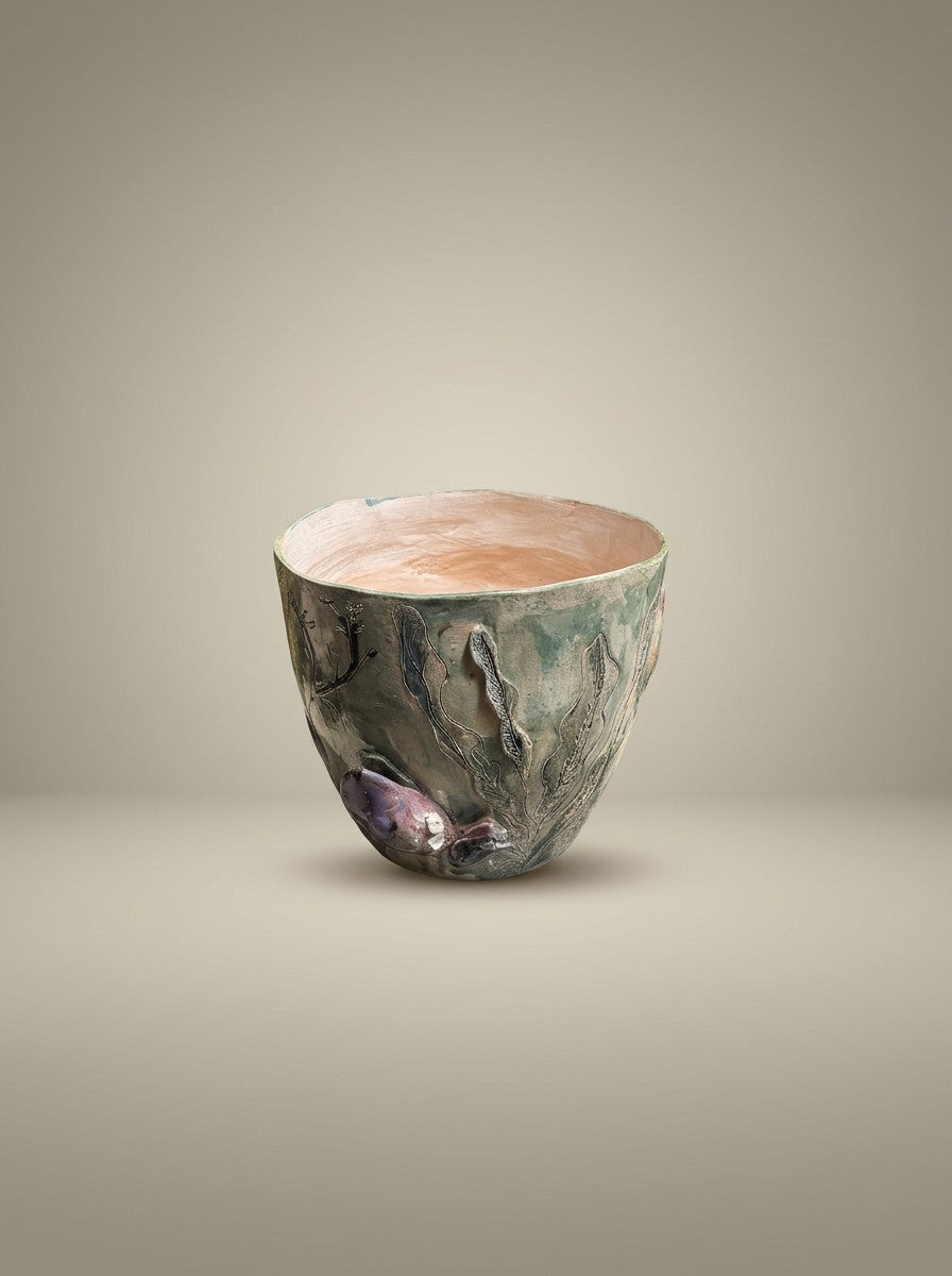 Vaso Azul c/ Mexilhão