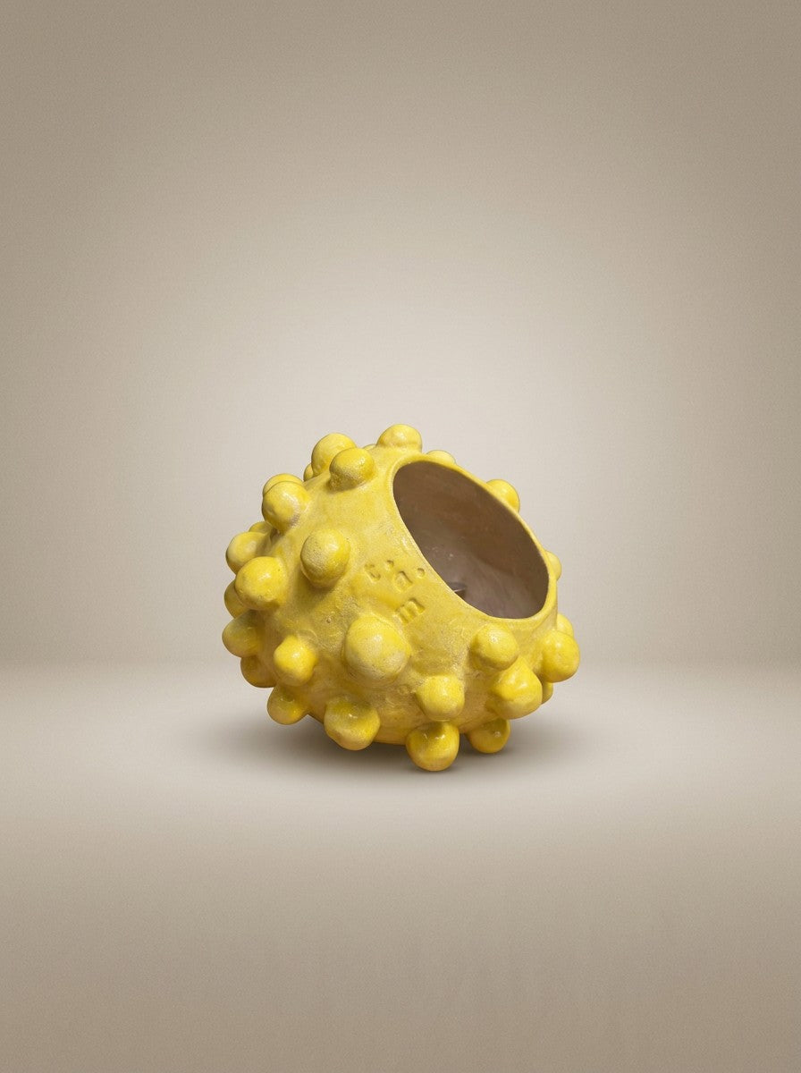 Yellow Bowl with Spheres